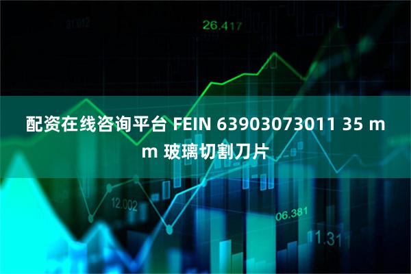配资在线咨询平台 FEIN 63903073011 35 mm 玻璃切割刀片